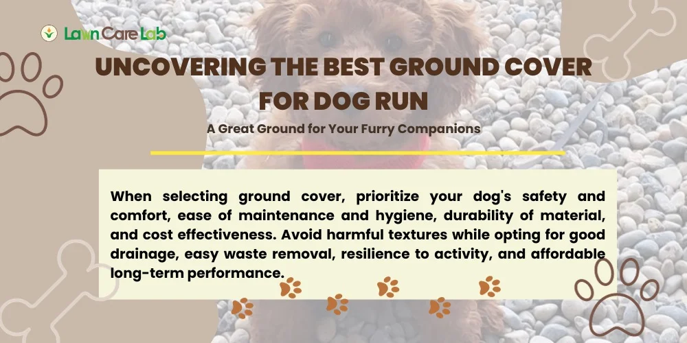 Ideas of choosing Best Ground Cover for Dog Run 