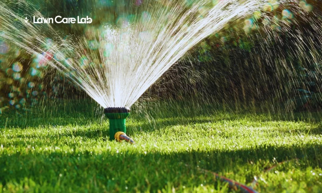 Watering in Shady Lawn.