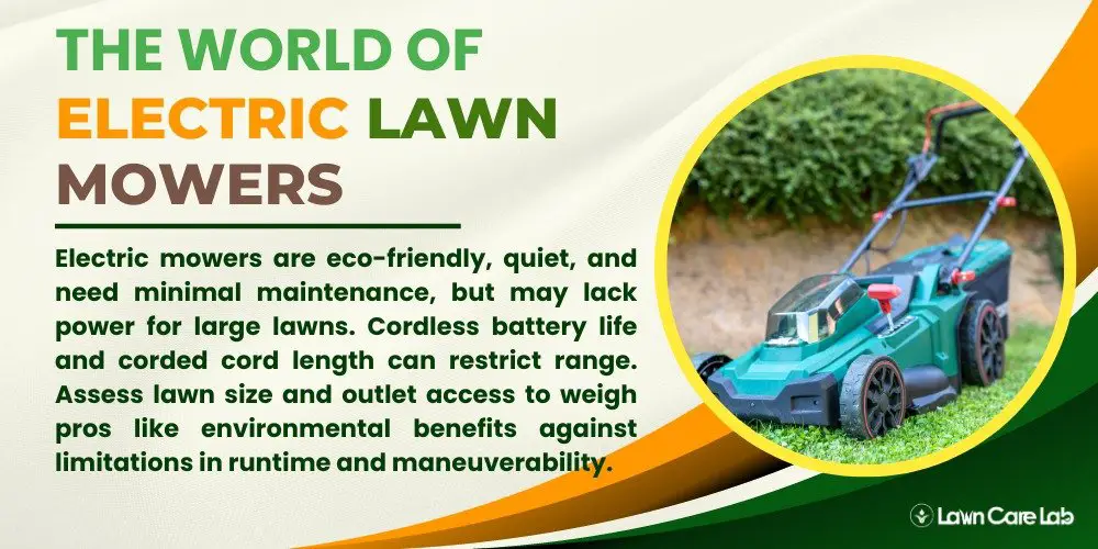 About Electric Lawn Mowers