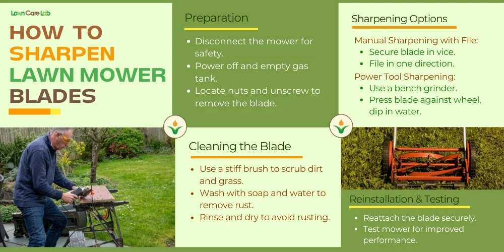 How to Sharpen Lawn Mower Blades